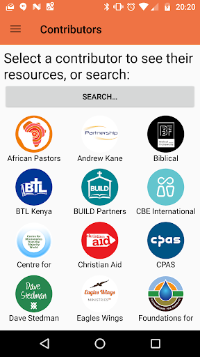 Android application eVitabu screenshort