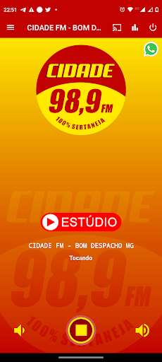Cidade FM - Bom Despacho MG Screen 3
