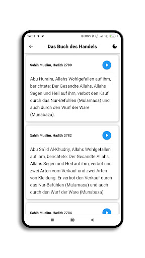 Hadith Deutsch Screen 2