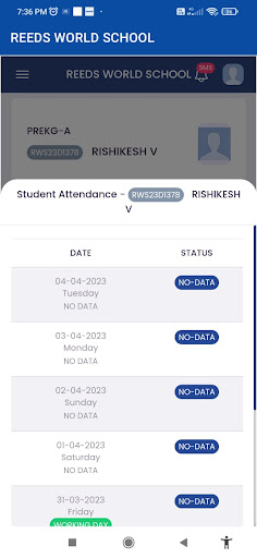 Reeds World School Screen 3