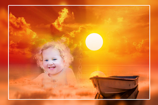 Android application Sunset Photo Frames screenshort