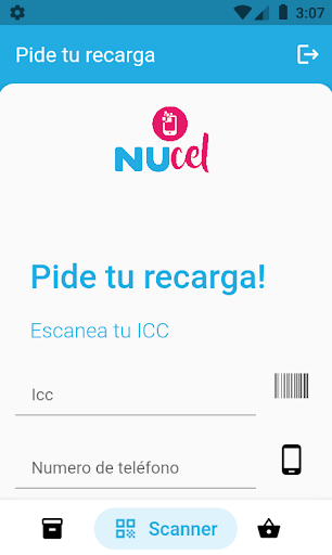 Nucel Recargas Screen 2