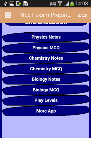 Android application NEET Entrance Exam Guide screenshort
