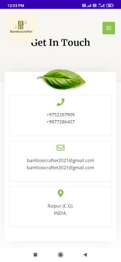 Bamboocrafter- A bamboo store Screen 3