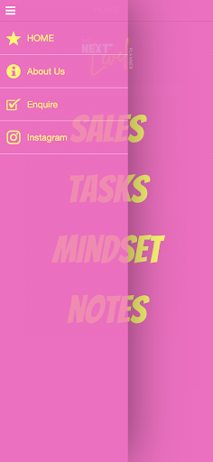 THE NEXT LEVEL PLANNER Screen 2