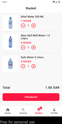 AQUA APP Screen 3