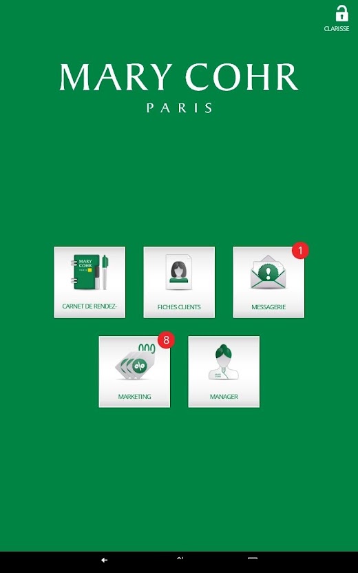 Android application Mary Cohr Pro screenshot