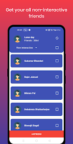 Captura de Pantalla 1 Unfriend non-interactive frnds android