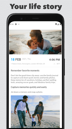 Android application Storio - Daily Journal & Diary screenshort