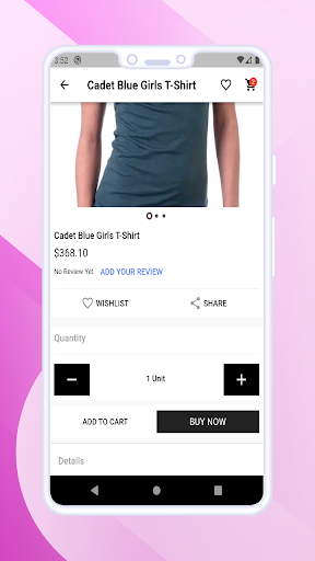 Screenshot of Odoo Multi Vendor Mobile App