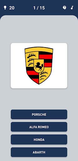 Android application Car Logo Quiz screenshort