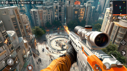 Android application US Sniper Gun Shooting Games screenshort