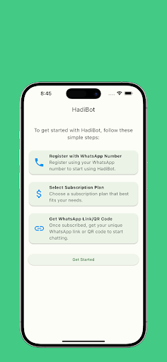 HadiBot ChatBot For WhatsApp
