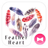Stylish Wallpaper Feather Heart Theme icon