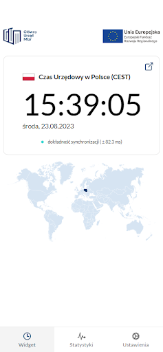 Android application Zegar e-CzasPL screenshort