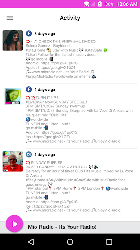 Mio Radio - Its Your Radio! Screen 2