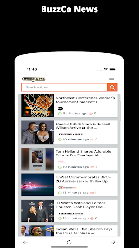 Android application BuzzCo News screenshort