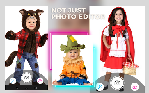 Android application Cute Baby Costume Photo Editor screenshort