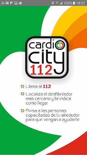 Android application CardioCity112 screenshort