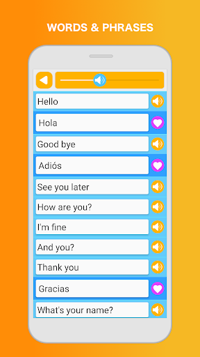 Screenshot of Learn Spanish Language
