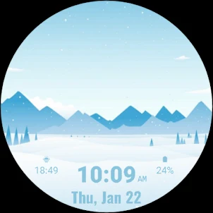 Winter Day Watch Face