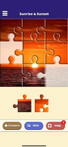 Android application Sunrise & Sunset Puzzle screenshort