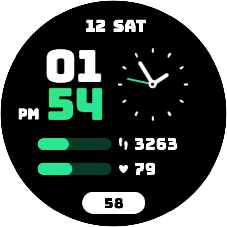 Nuclear Watch Face for Wear OS screenshot 4