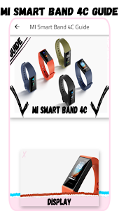 MI Smart Band 4C Guide