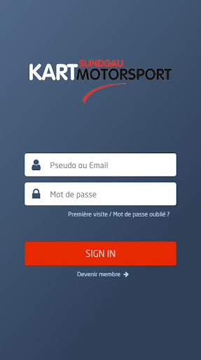 Android application Sundgau Karting screenshort