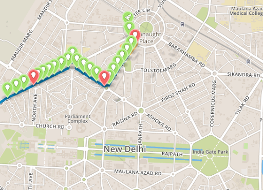 V Trackerz GPS Tracking App Screen 2