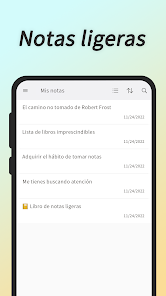 Screenshot 1 Notas ligeras - Memo rápido android