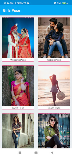 Android application Girls & Women's Photo Poses screenshort