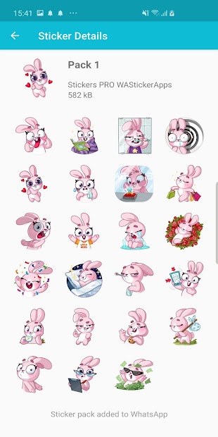 Screenshot 7 Stickers Animales Tiernos WAStickerApps android