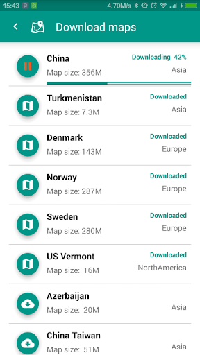 PocketMaps Screen 2