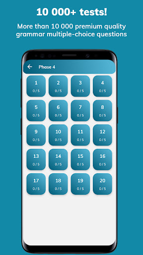 Android application English Grammar Tests screenshort