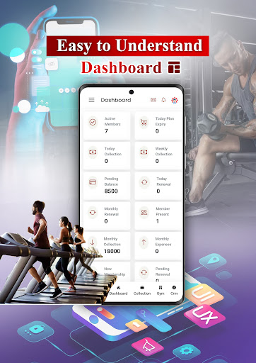 MeraGym - Gym Management App Screen 2