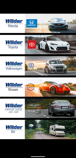 Android application Wilder Auto Center screenshort