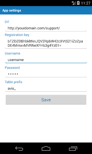 Android application VHD Android Agent screenshort