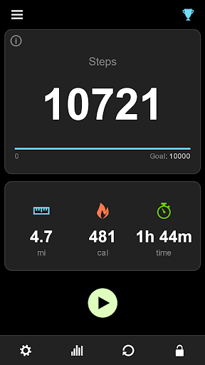 Screenshot of Pedometer: Count your steps