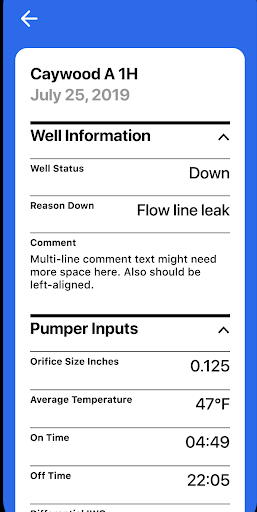 Screenshot of Samsara Mobile Forms