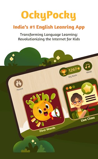 Android application OckyPocky : English For Kids screenshort