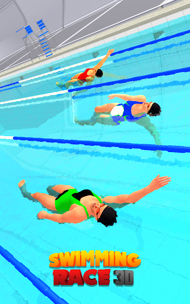 3D Swimming Pool Race banner