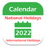 Cover Image of Download Calendar 2022 All Holidays  APK