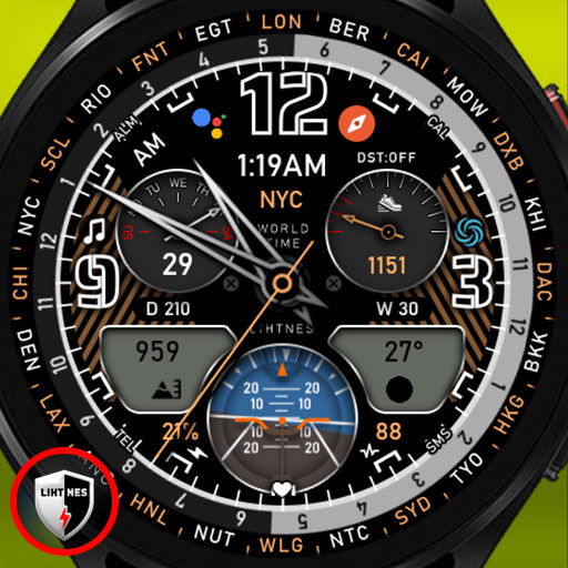 World Time Watch Face 049 Download on Windows