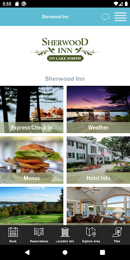 Android application Sherwood Inn screenshort
