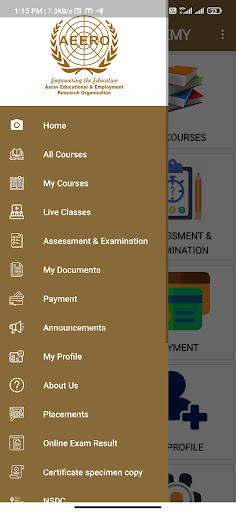 Aeeros Academy Screen 3
