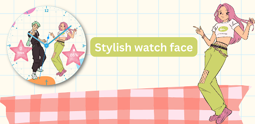 Android application Cool Anime Watch face screenshort