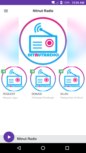 Android application Nitnut Radio screenshort