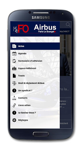 Android application MyFO PLB screenshort