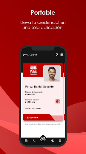 Club PEISA Credencial Digital Screen 2